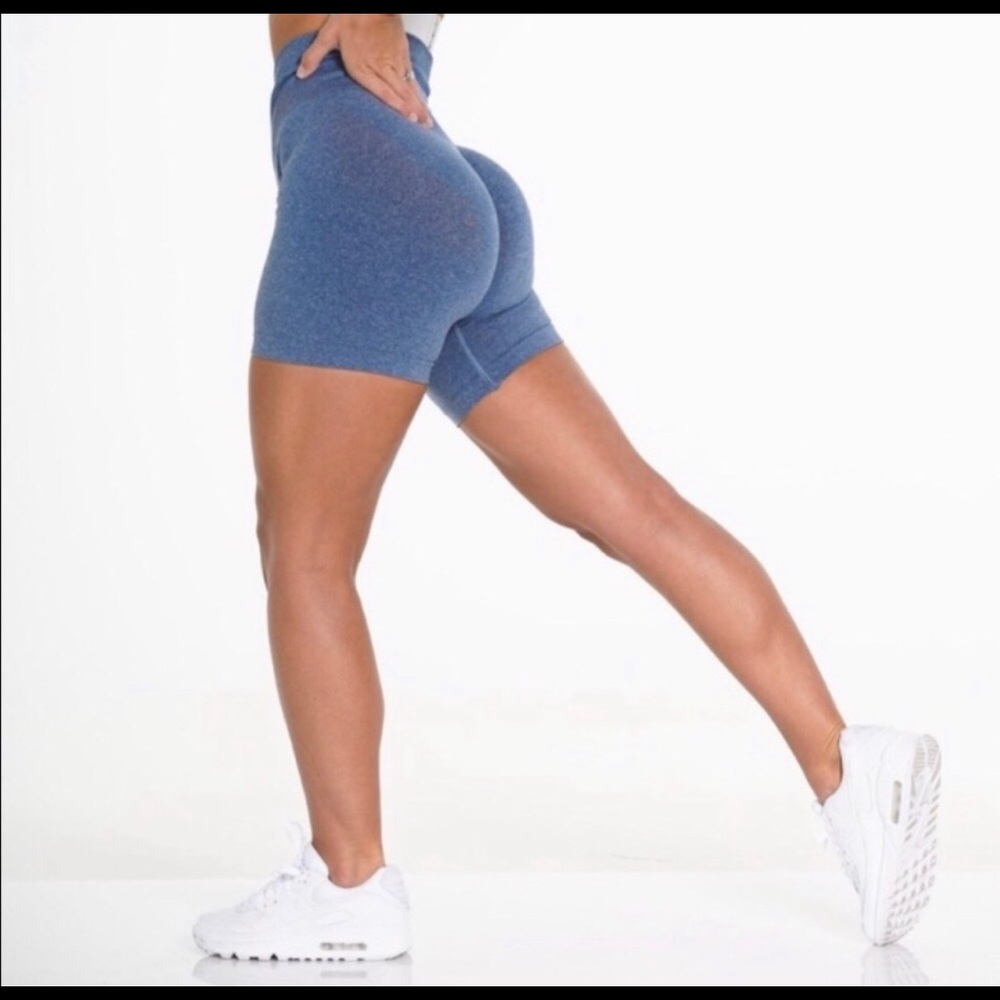 NVGTN pro shorts SMALL slate blue NWT